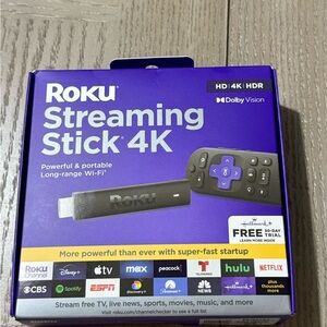 Roku streaming stick 4k brand new in box Paid